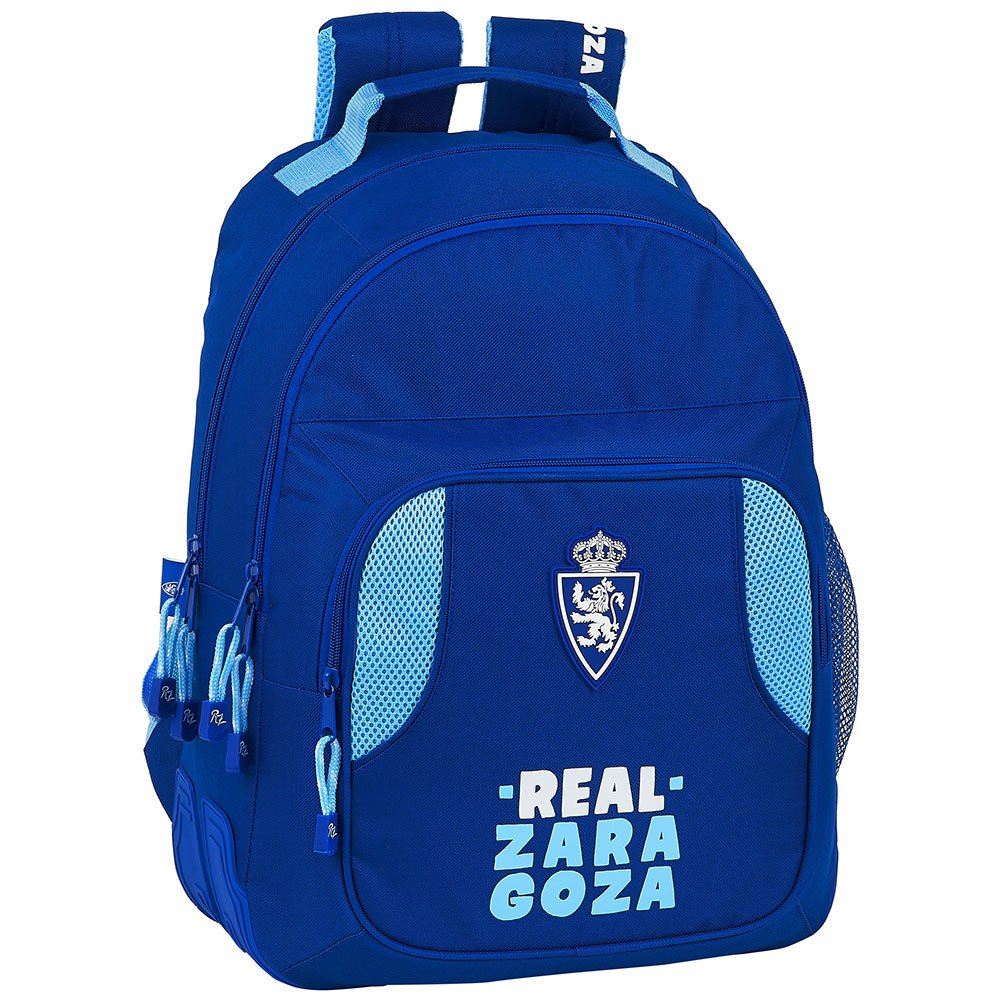 Safta Real Zaragoza Corporate Double Backpack Bleu