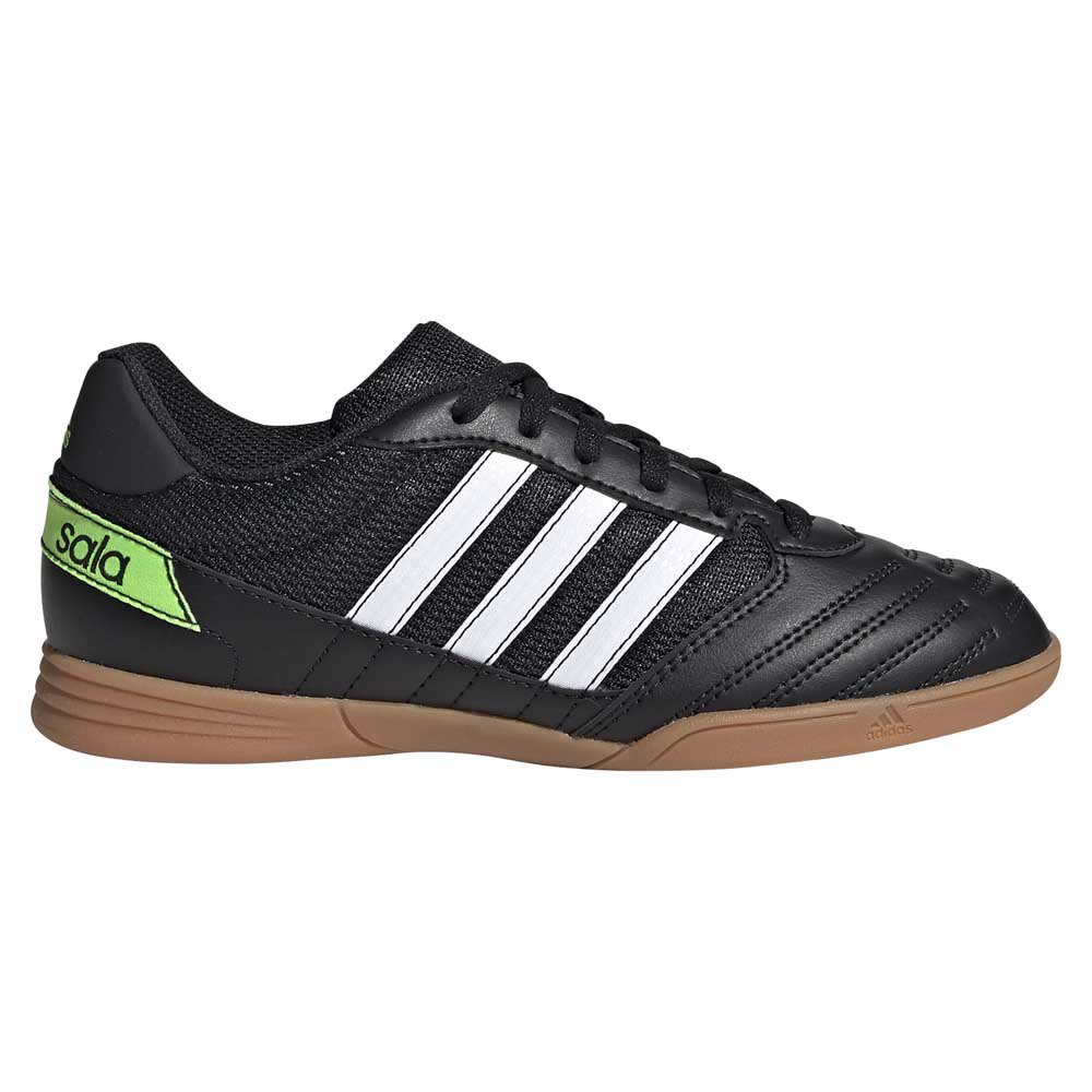 Adidas Chaussures Football Salle Super Sala In EU 35 Core Black / Footwear White / Solar Green