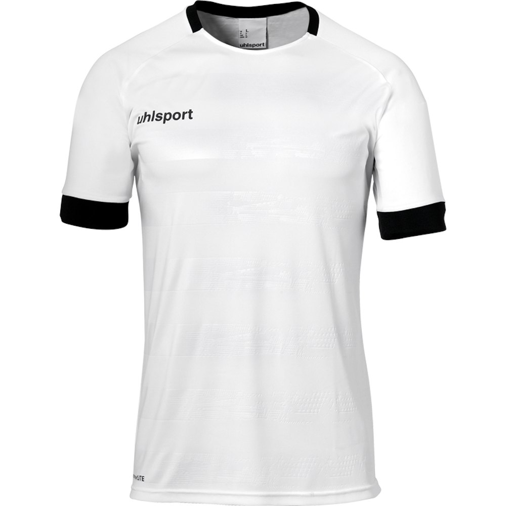 Uhlsport Division Ii Short Sleeve T-shirt Blanc 116 cm Garçon
