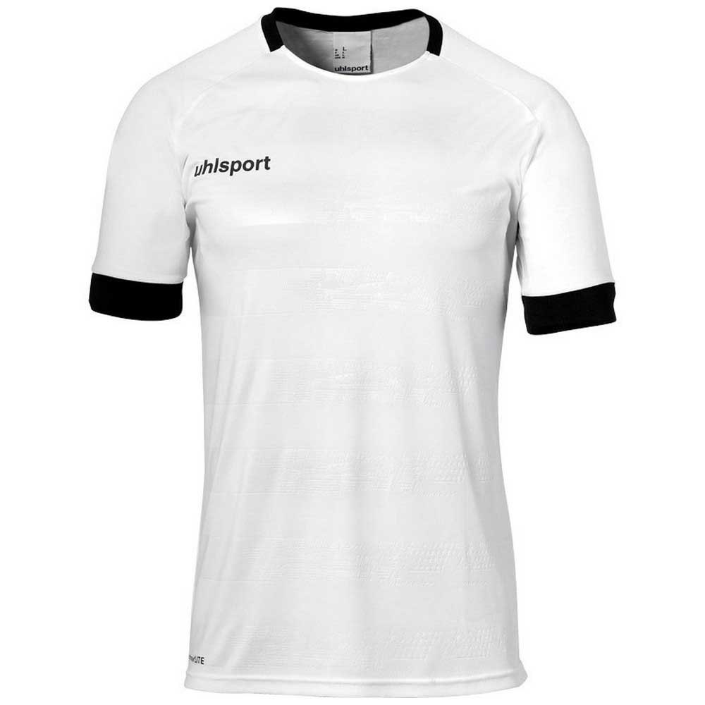 Uhlsport T-shirt à Manches Courtes Division Ii 3XL White / Black