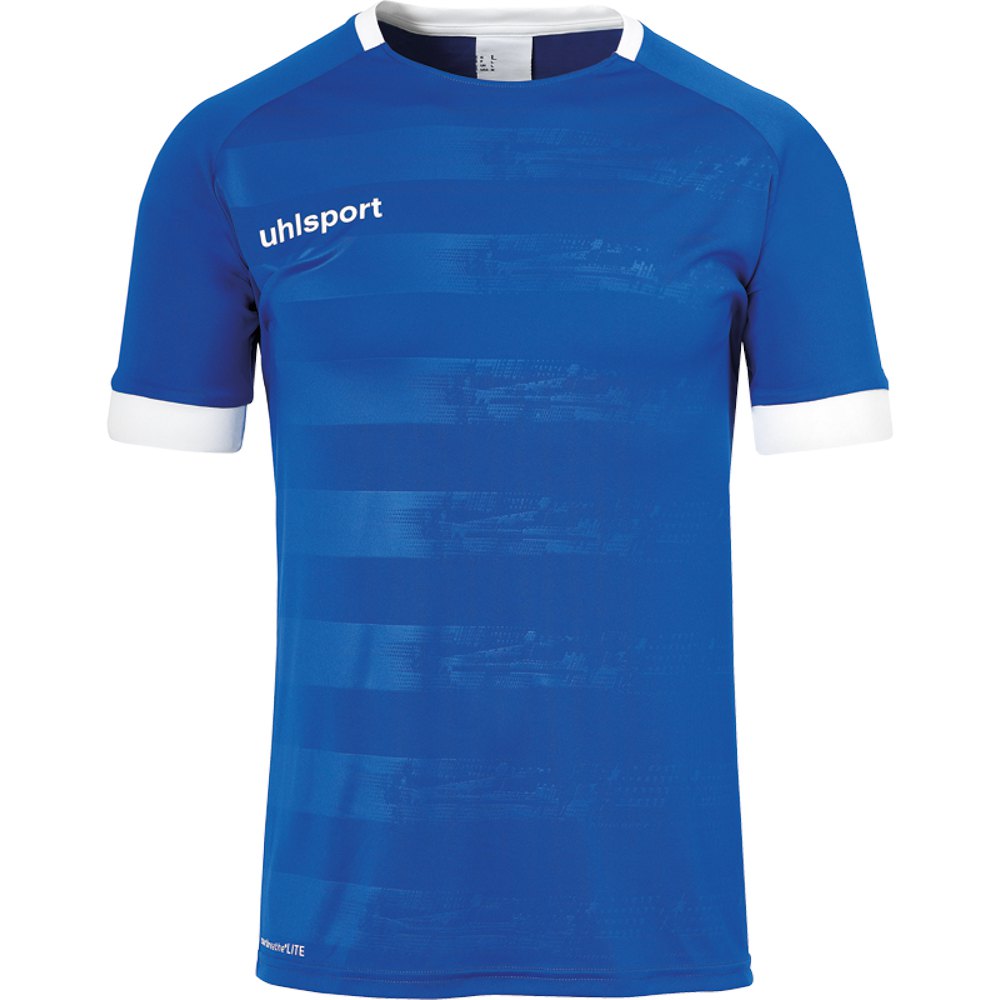 Uhlsport Division Ii Short Sleeve T-shirt Bleu 116 cm Garçon