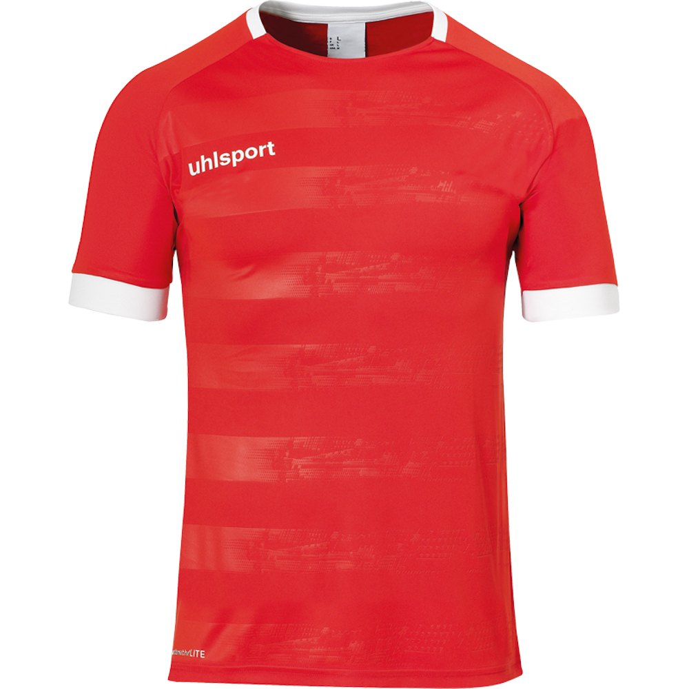 Uhlsport T-shirt à Manches Courtes Division Ii 152 cm Red / White