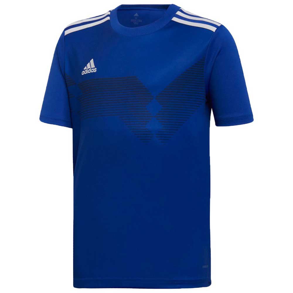 Adidas T-shirt à Manches Courtes Campeon 19 152 cm Bold Blue / White