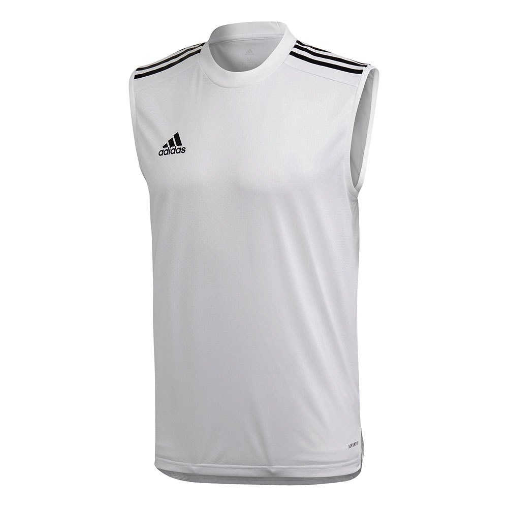 Adidas Condivo 20 Sleeveless T-shirt Blanc XS / Regular