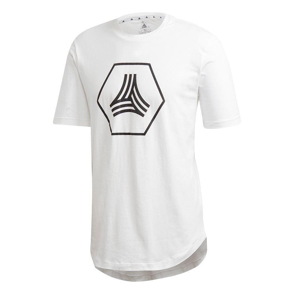 Adidas Tango Logo Short Sleeve T-shirt Blanc L Homme