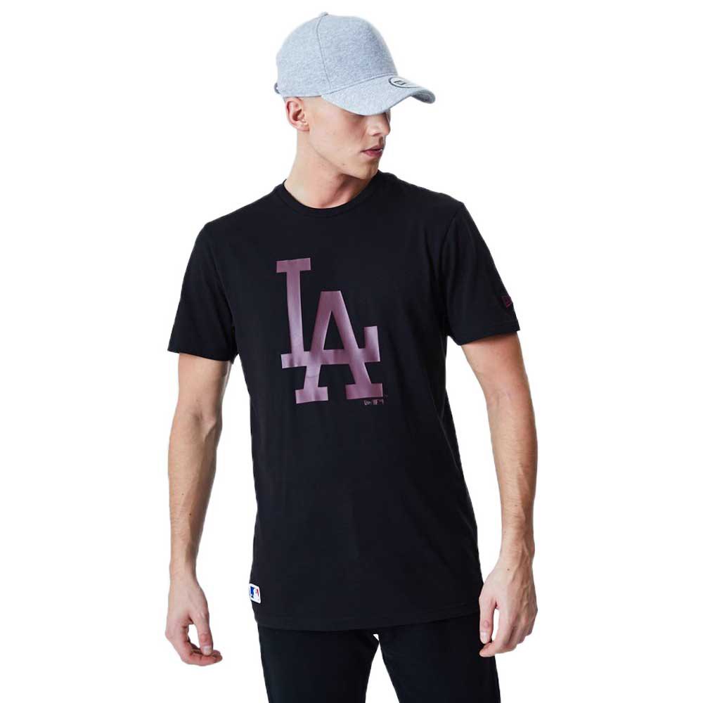 New Era T-shirt à Manches Courtes Mlb Los Angeles Dodgers L Black