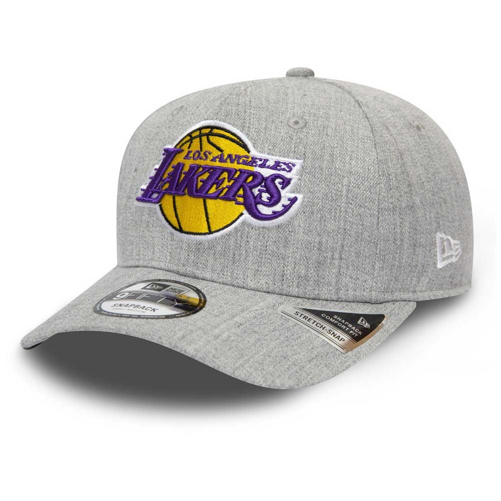 New Era Casquette Nba Los Angeles Lakers Heather Base 9fifty Ss S-M Grey Med