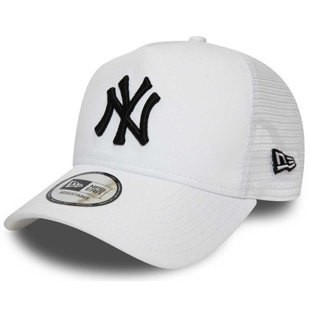 New Era Mlb New York Yankees Essential Aframe Trucker Cap Blanc Homme