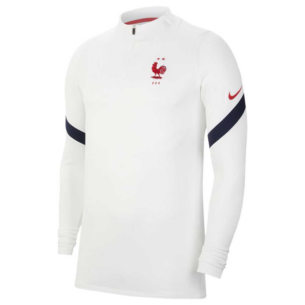 Nike La France T-shirt Strike Drill 2020 2XL White / Blackened Blue / University Red