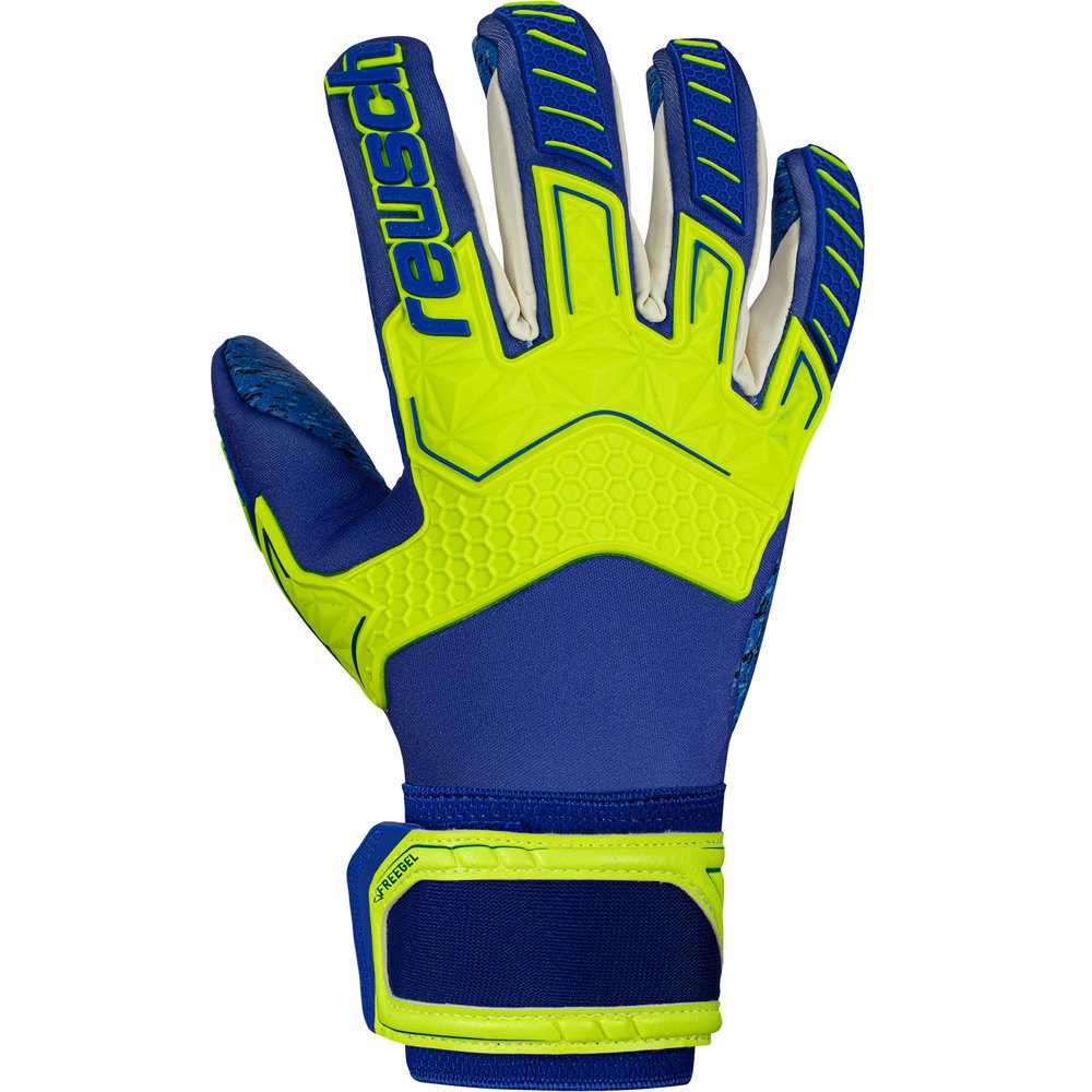 Reusch Attrakt Freegel G3 Fusion Ltd Goalkeeper Gloves Jaune,Bleu 8 1/2