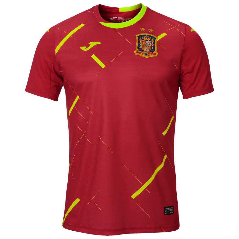 Joma Spain Home Futsal 2020 Junior T-shirt Rouge 11-12 Years