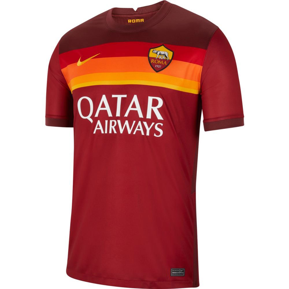 Nike As Rome Domicile T-shirt Breathe Stadium 20/21 S Team Crimson / University Gold