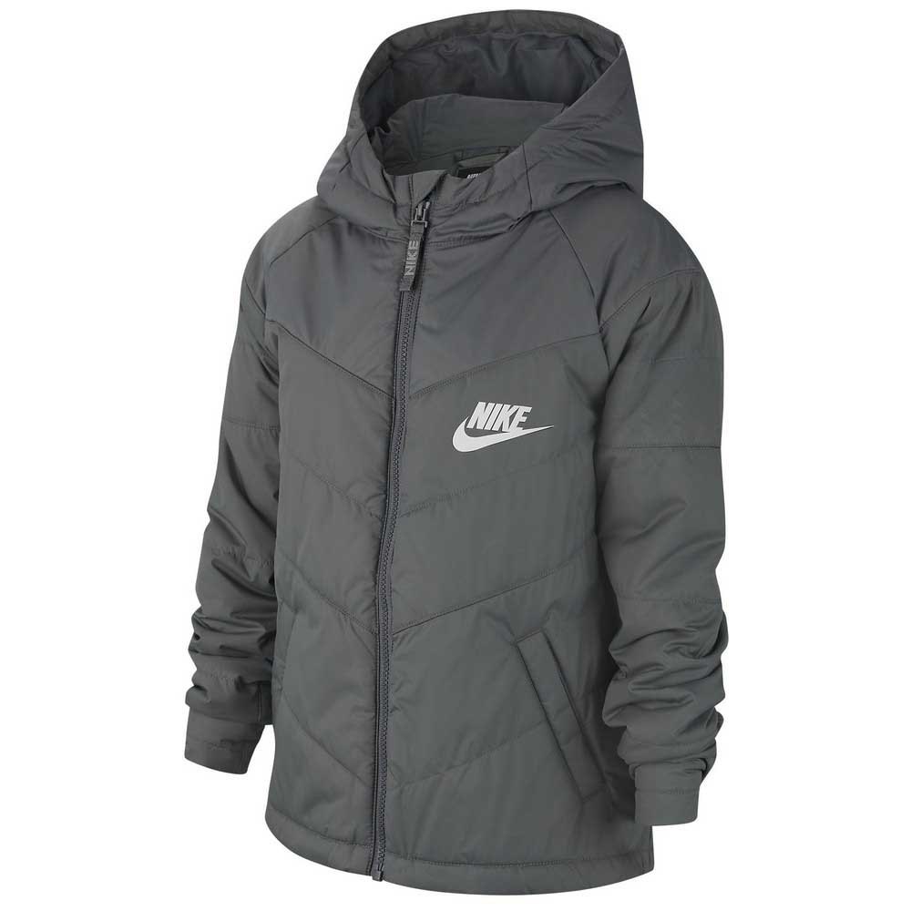 Nike Sportswear Jacket Gris 8-9 Years Garçon