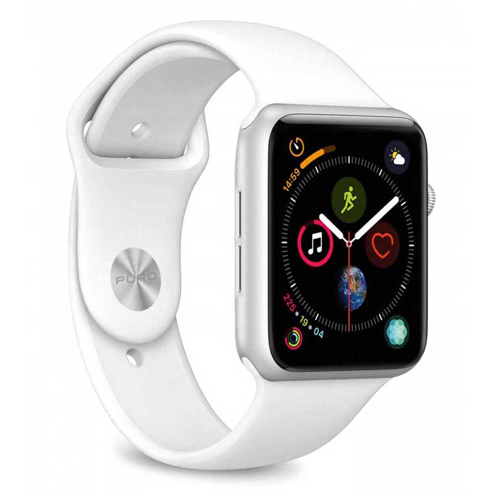 Puro Bande De Silicone Icon Pour Apple Watch 38 Mm One Size White