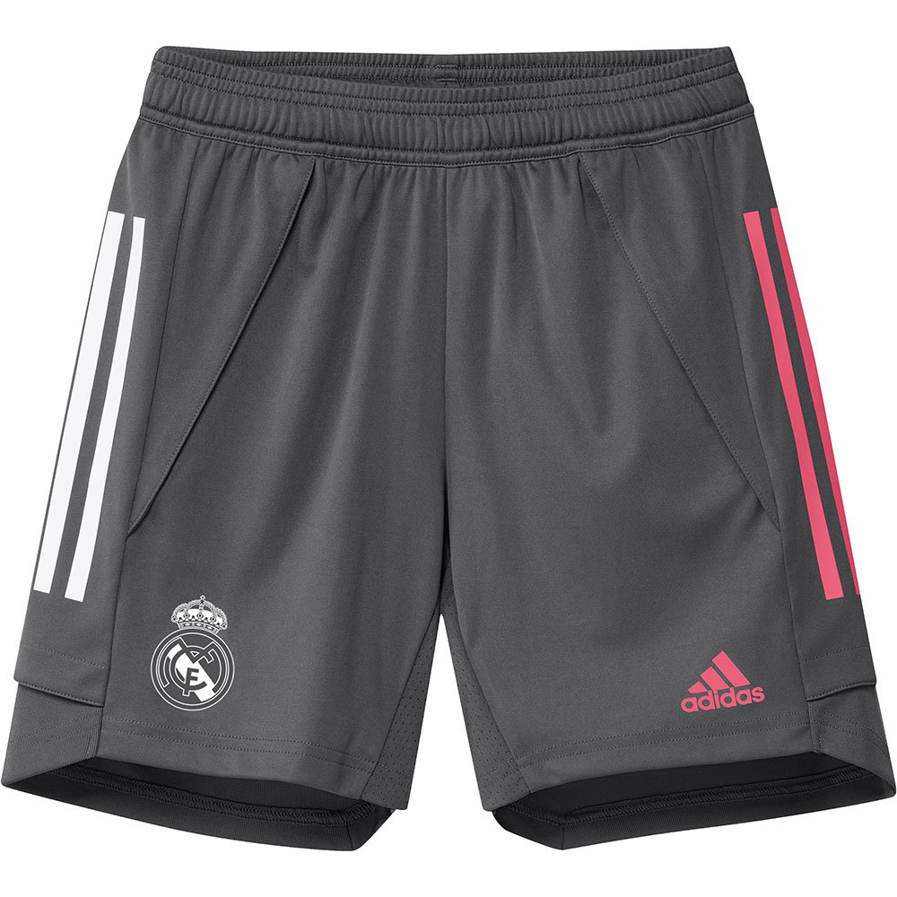 Adidas Real Madrid Training 20/21 Junior Shorts Gris 128 cm