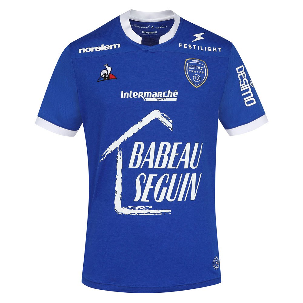 Le Coq Sportif Estac Troyes Home 20/21 T-shirt Bleu XS
