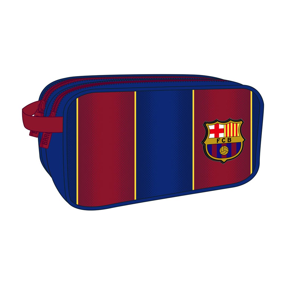 Safta F.c Barcelona Home 20/21 Carrying Case With Two Zippers One Size Red / Blue