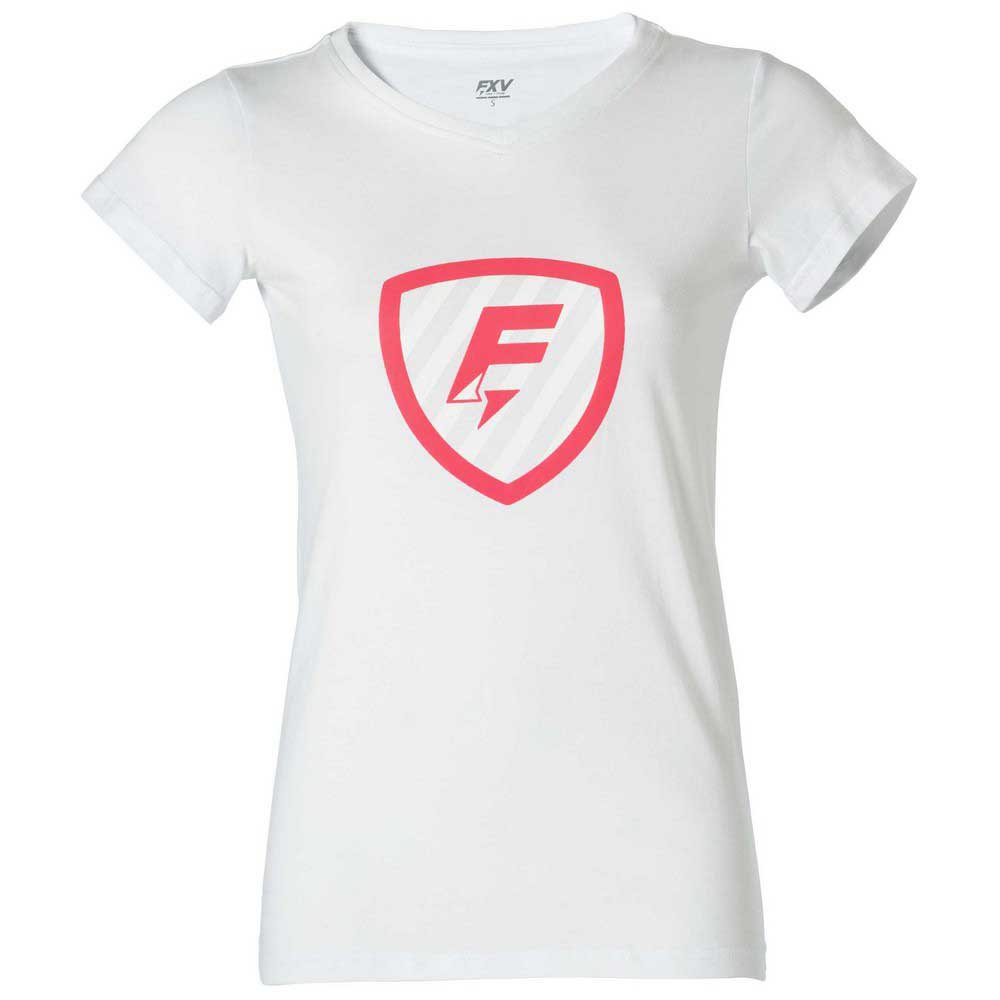 Force Xv Blason Short Sleeve T-shirt Blanc XL Femme