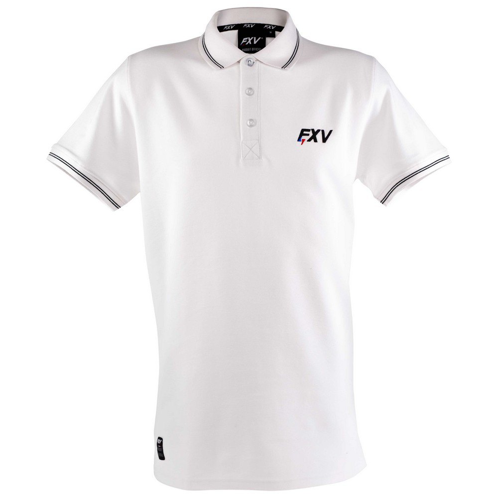 Force Xv Stade Short Sleeve Polo Shirt Blanc S Homme