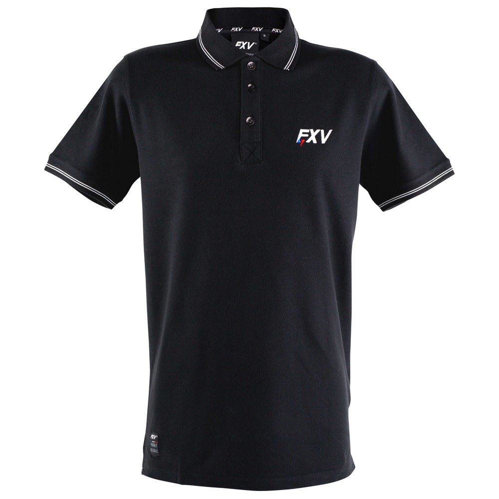 Force Xv Stade Short Sleeve Polo Shirt Noir L Homme