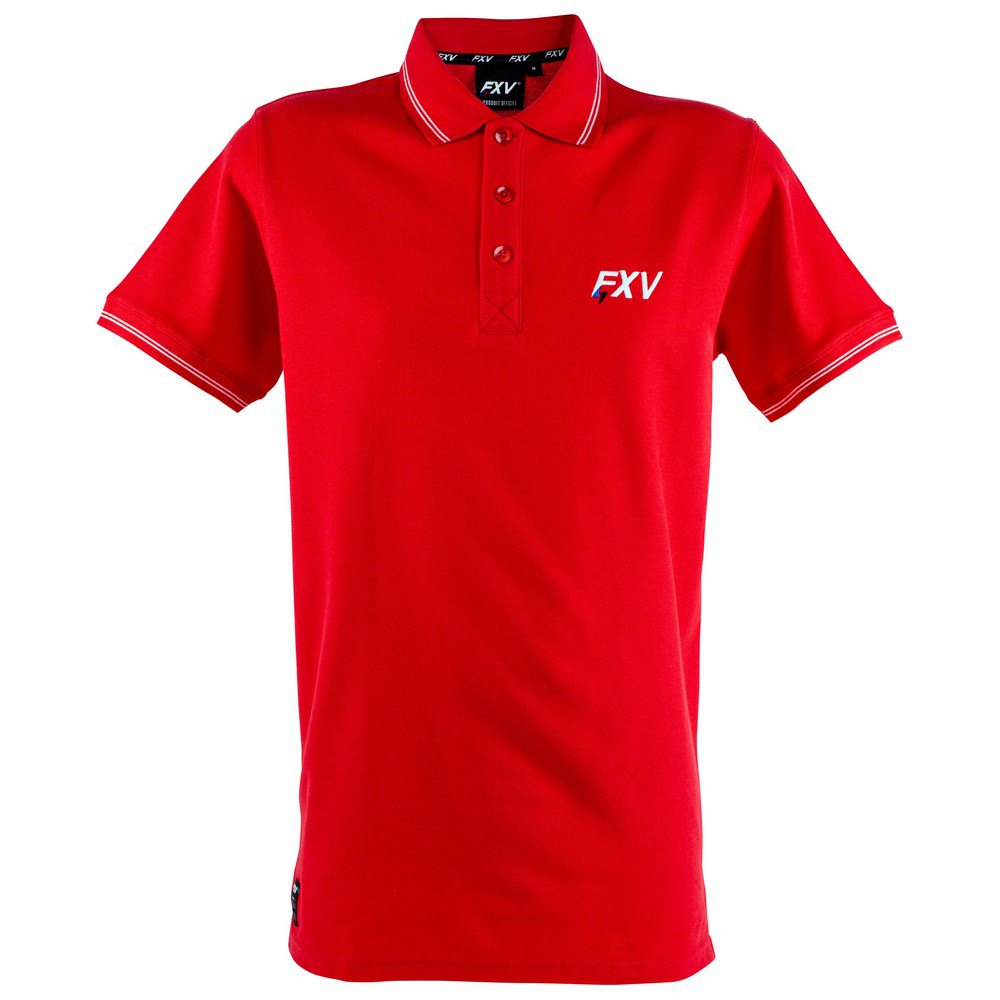 Force Xv Stade Short Sleeve Polo Shirt Rouge L Homme
