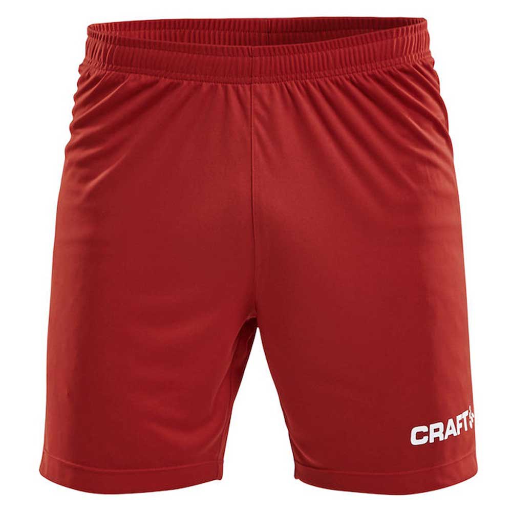 Craft Pantalon Court Squad Solid Wb L Bright Red / White