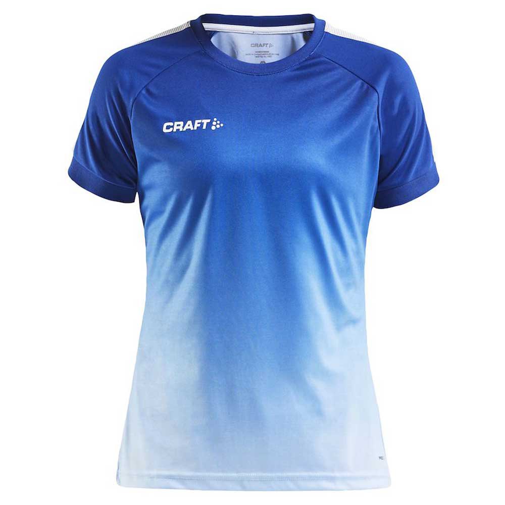 Craft Pro Control Fade Short Sleeve T-shirt Blanc,Bleu L Femme
