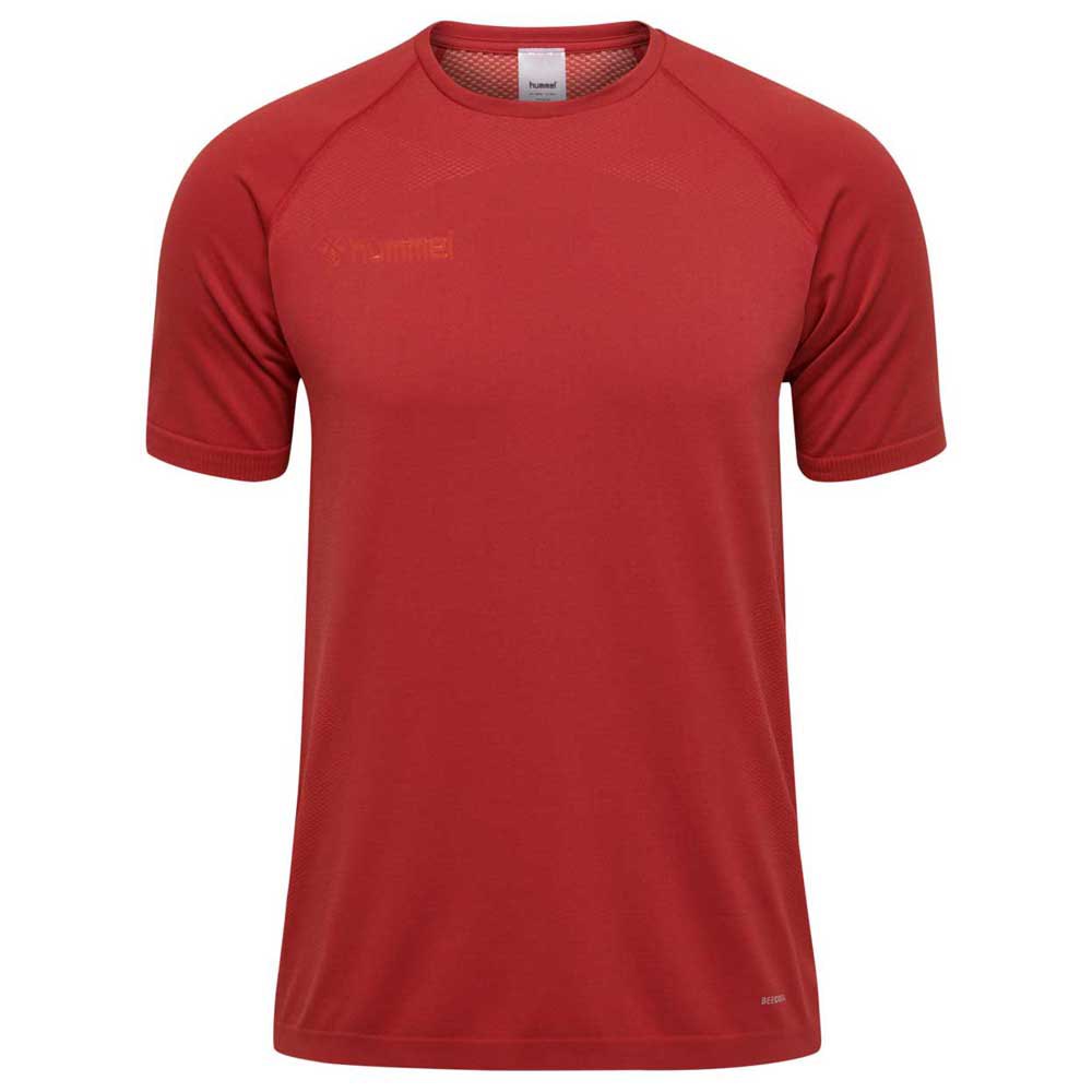 Hummel Authentic Pro Seamless Short Sleeve T-shirt Rouge L