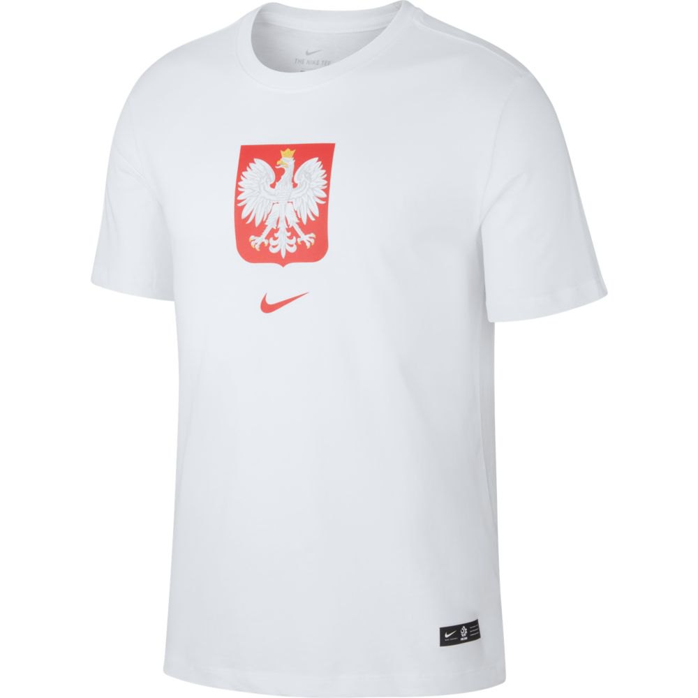 Nike Pologne T-shirt Evergreen Crest S White