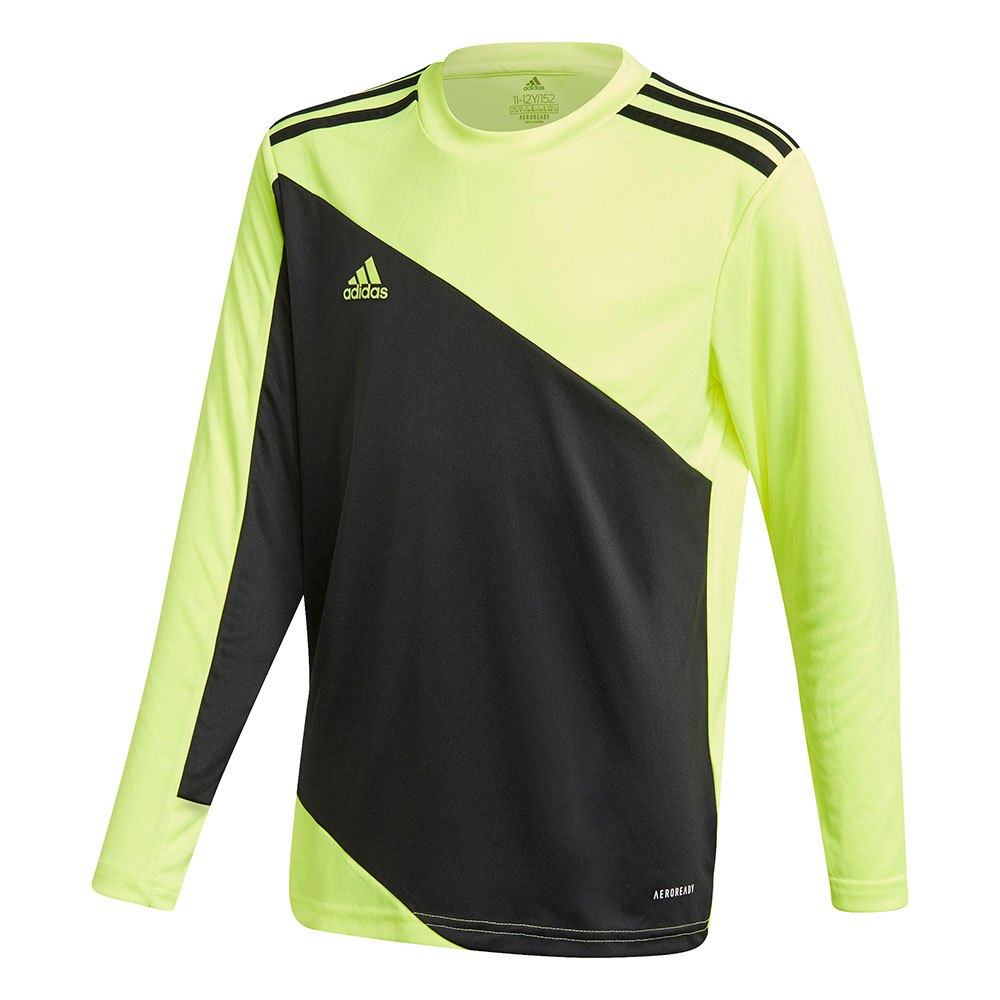 Adidas Squadra 21 Long Sleeve T-shirt Jaune,Noir 140 cm