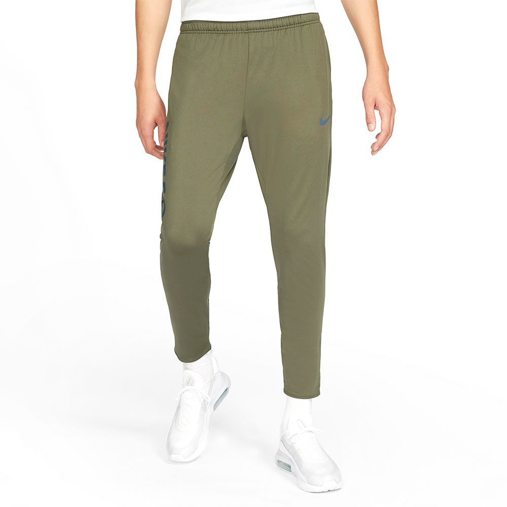 Nike Pantalons Longs Dri Fit Fc Essential M Medium Olive / Thunder Blue / Thunder Blue