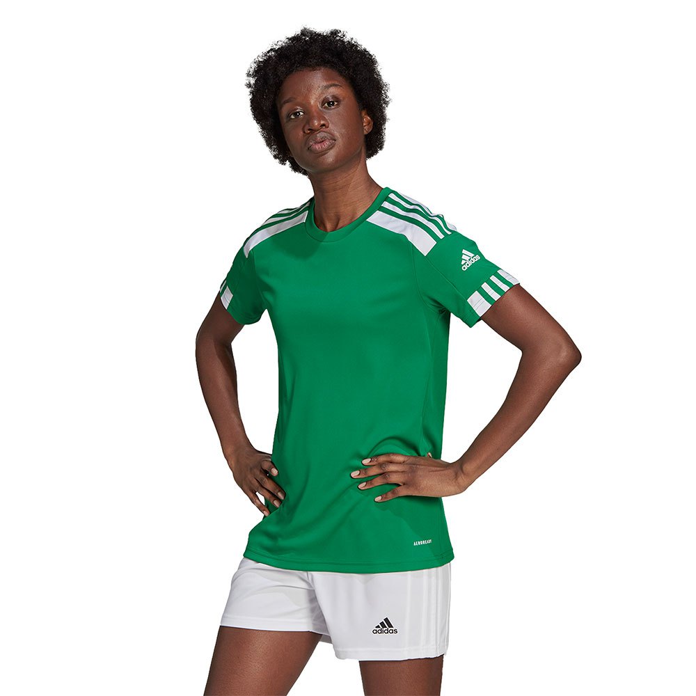 Adidas Squadra 21 Short Sleeve T-shirt Vert XS Femme