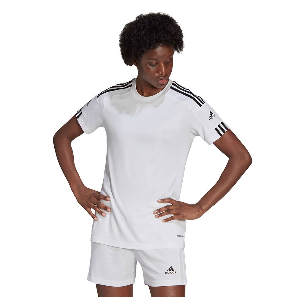 Adidas Squadra 21 Short Sleeve T-shirt Blanc XL