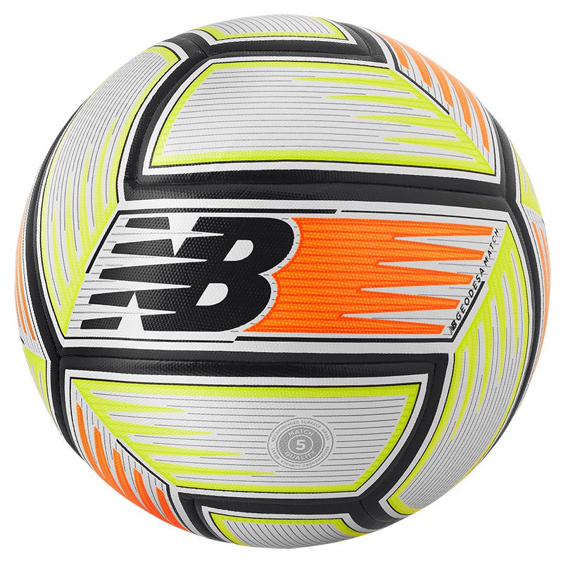 New Balance Ballon Football Geodesa Training 4 White / Citrus Punch