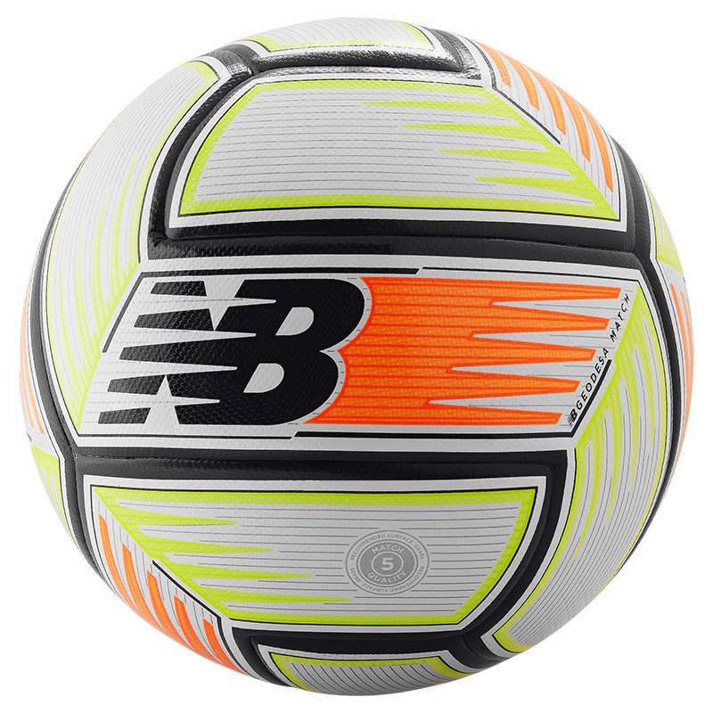 New Balance Ballon Football Geodesa Match 5 White / Citrus Punch