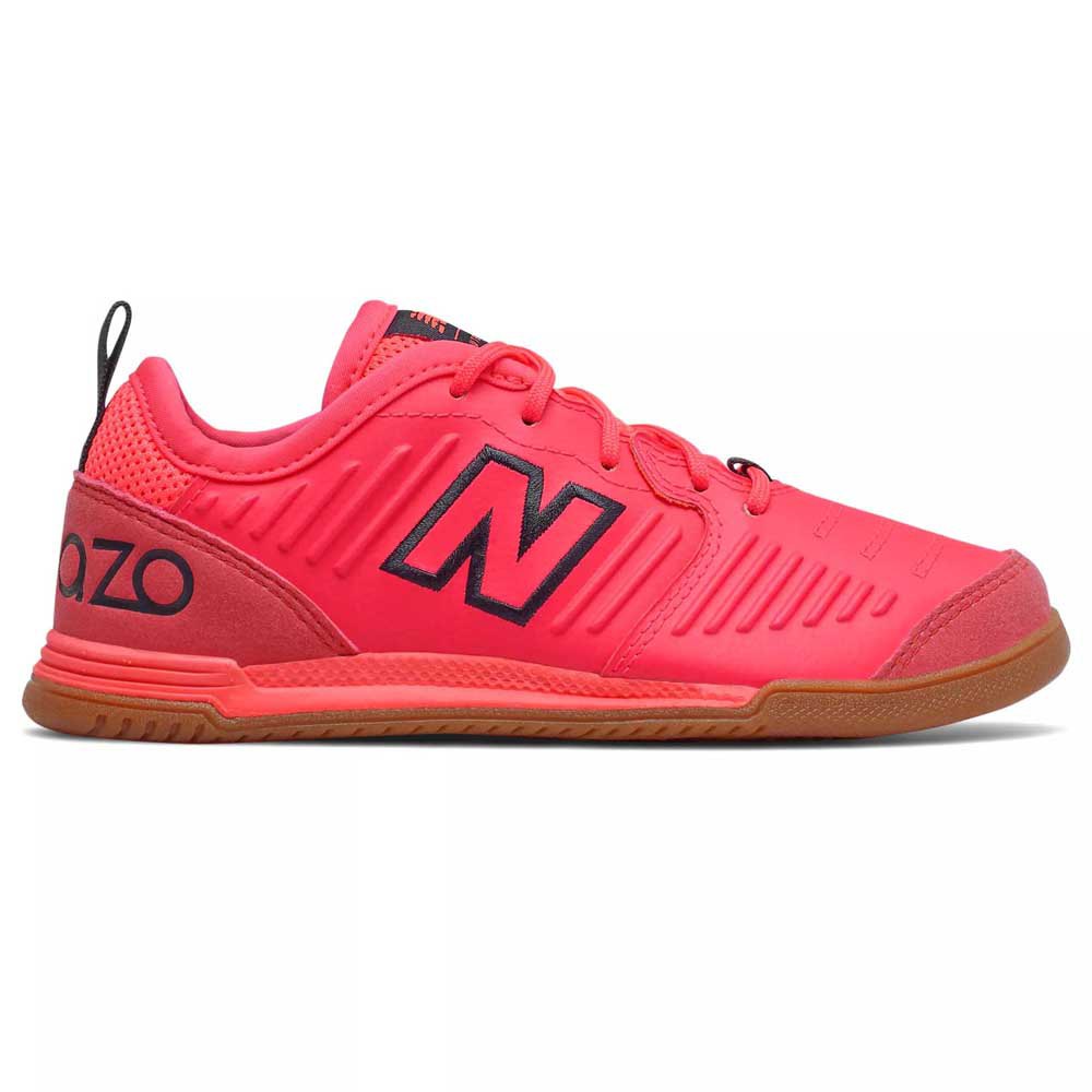 New Balance Chaussures De Football En Salle Larges Audazo V5 Command In EU 30 Vivid Coral
