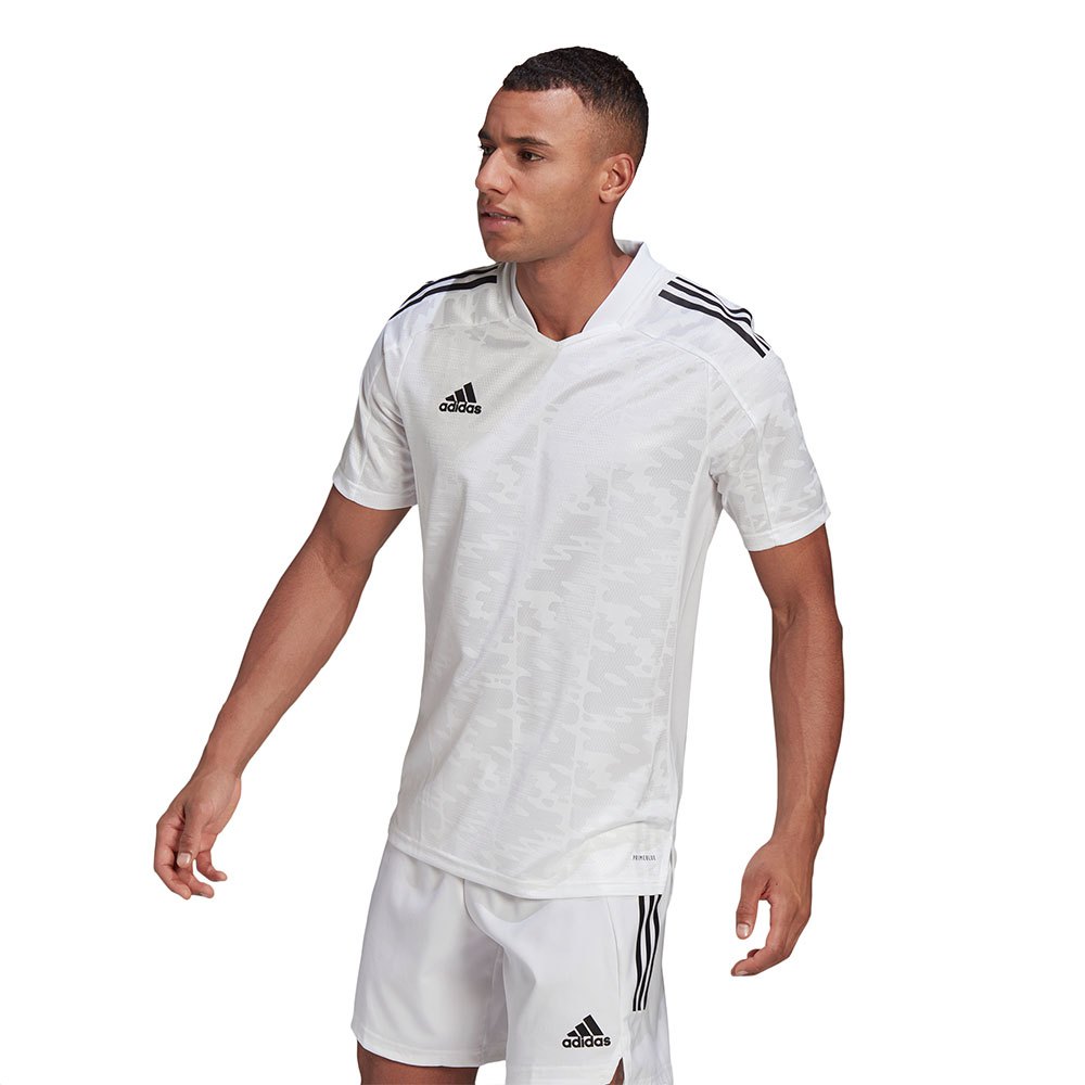 Adidas Condivo 21 Short Sleeve T-shirt Blanc 2XL