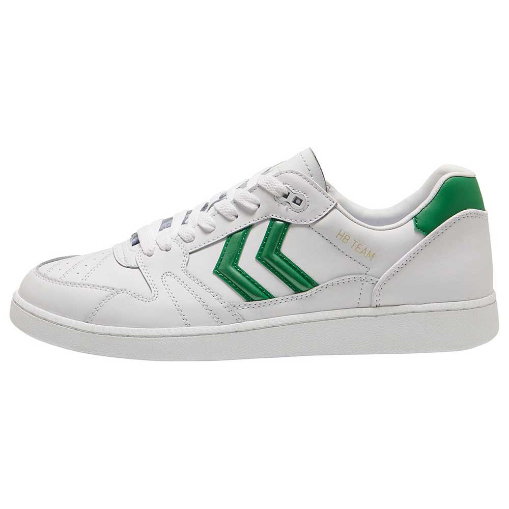 Hummel Chaussures En Cuir Hb Team EU 45 White/Green