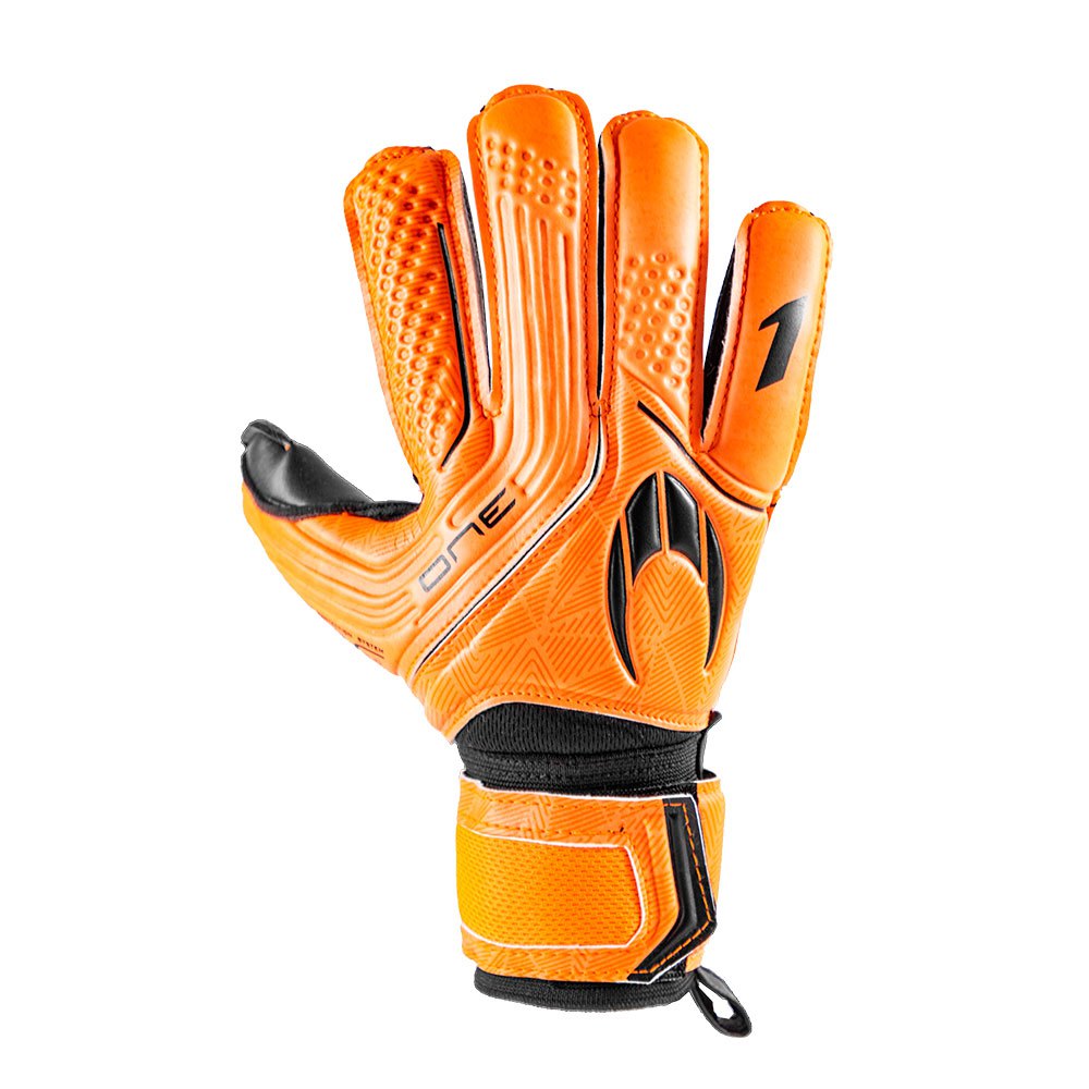 Ho Soccer Gants Gardien One Protek Flat Junior 4.5 Neon Orange