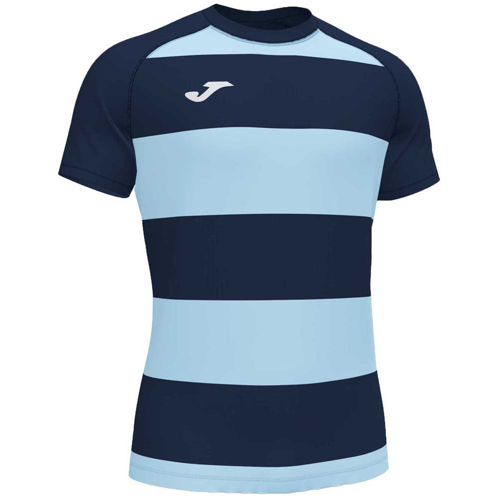 Joma T-shirt à Manches Courtes Prorugby Ii 12-14 Years Dark Navy / Sky