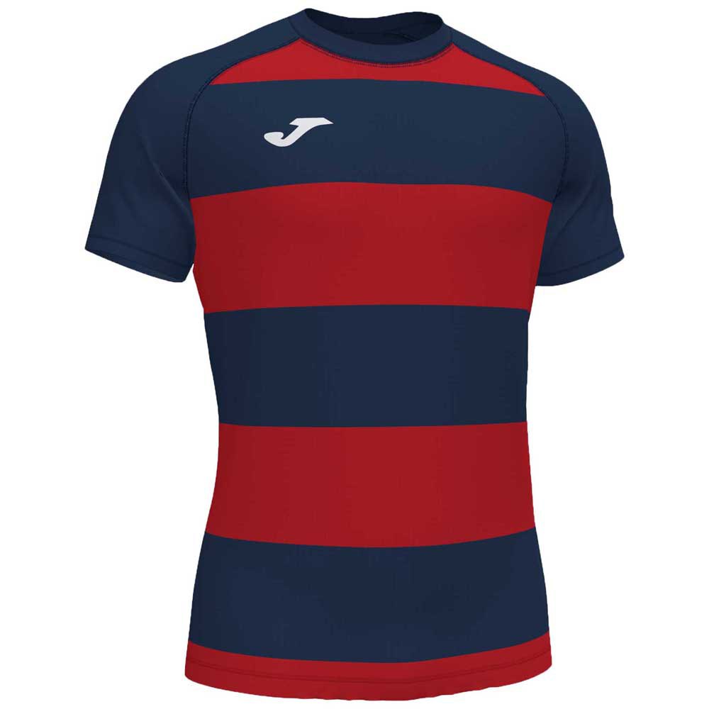 Joma T-shirt à Manches Courtes Prorugby Ii 7-10 Years Dark Navy / Red