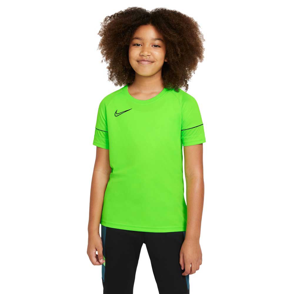 Nike T-shirt à Manches Courtes Dri-fit Academy S Green Strike / Black / Green Strike / Black