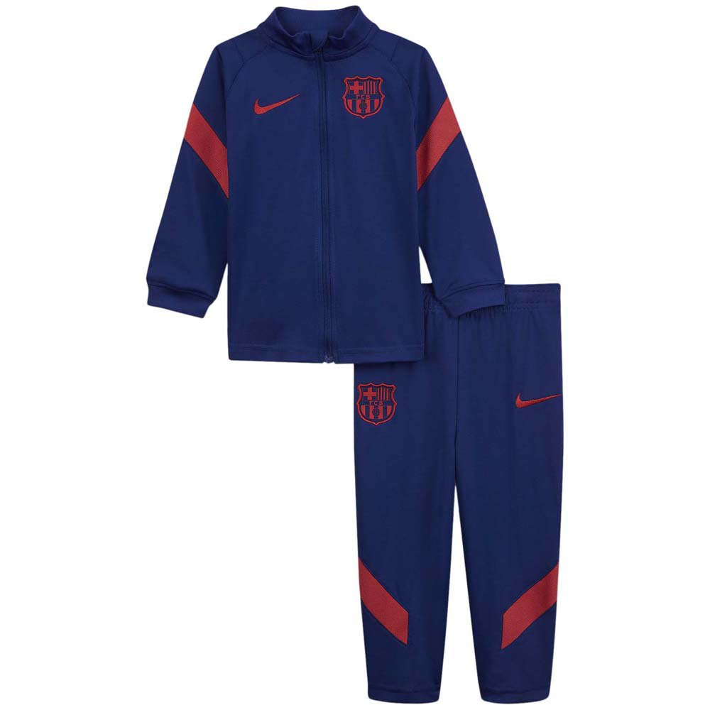 Nike Fc Barcelona Strike Knit 20/21 Baby Track Suit Bleu 6-9 Months