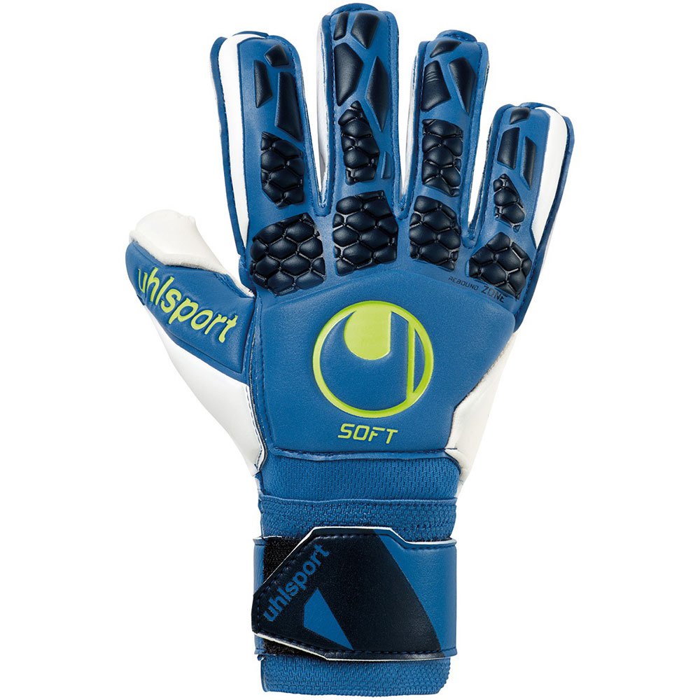 Uhlsport Hyperact Soft Flex Frame Goalkeeper Gloves Bleu 9