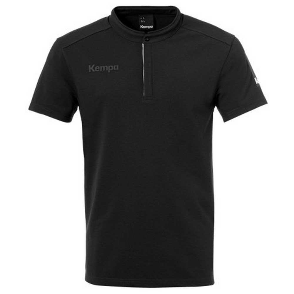 Kempa Status Short Sleeve Polo Shirt Noir L