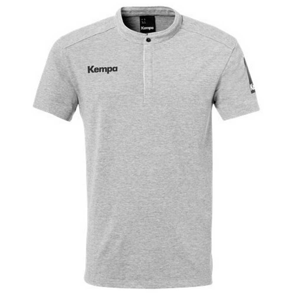 Kempa Status Short Sleeve Polo Shirt Gris M
