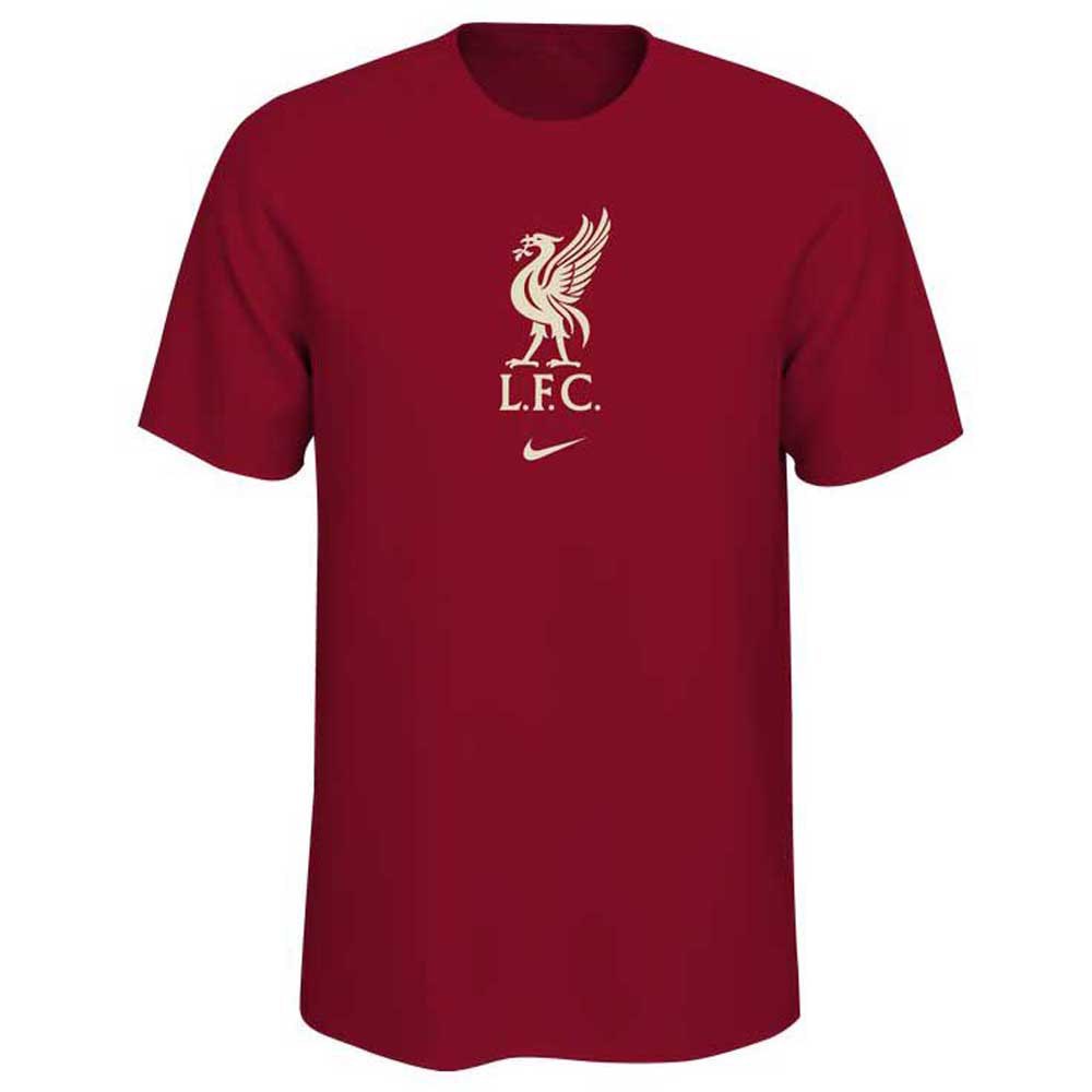 Nike T-shirt Liverpool Fc 21/22 Junior S Gym Red / Fossil