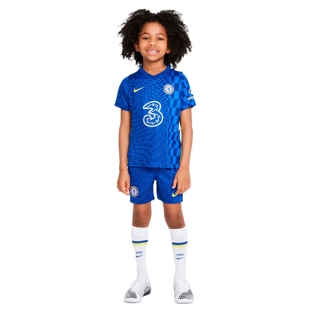 Nike Chelsea Fc Home Little Kit 20/21 Junior Bleu 4-5 Years