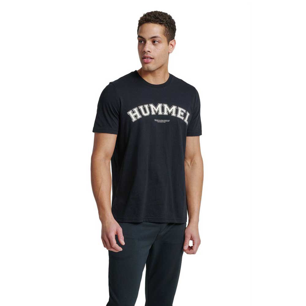 Hummel Varsity Short Sleeve T-shirt Noir L Homme