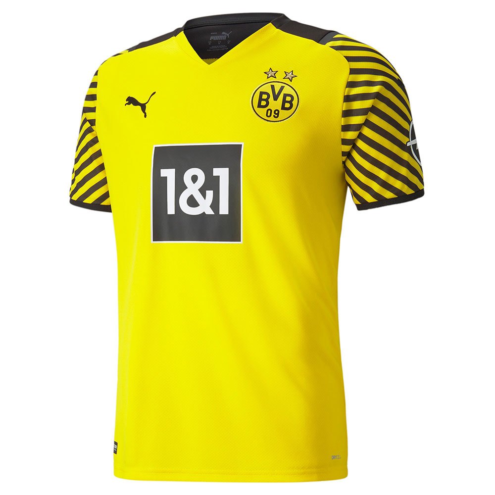 Puma Accueil Borussia Dortmund 21/22 T-shirt L Cyber Yellow / Puma Black